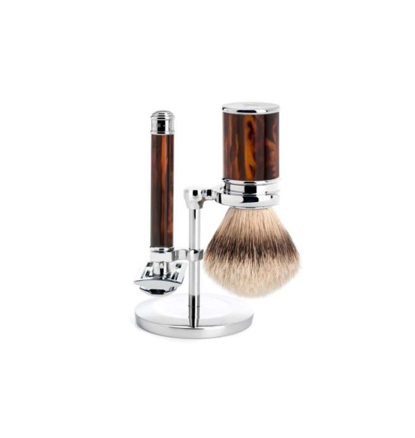 muhle-traditional-turtoise-silvertip-shaving-set-rakset