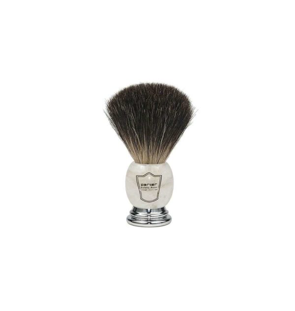 parker-shaving-mibb-black-badger-vit-marmor-rakborste