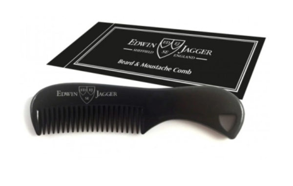 Edwin Jagger Beard & Moustache comb Black