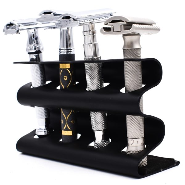 Parker Shaving Delux Safety Razor Stand Black - Rakstall till 4 rakhyvlar