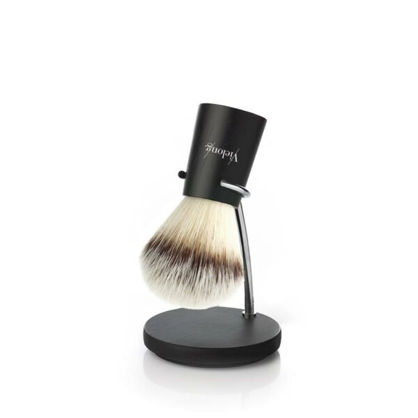 SMALL NÖRDIK SHAVING SET, BLACK BEECH, FIBERSOFT