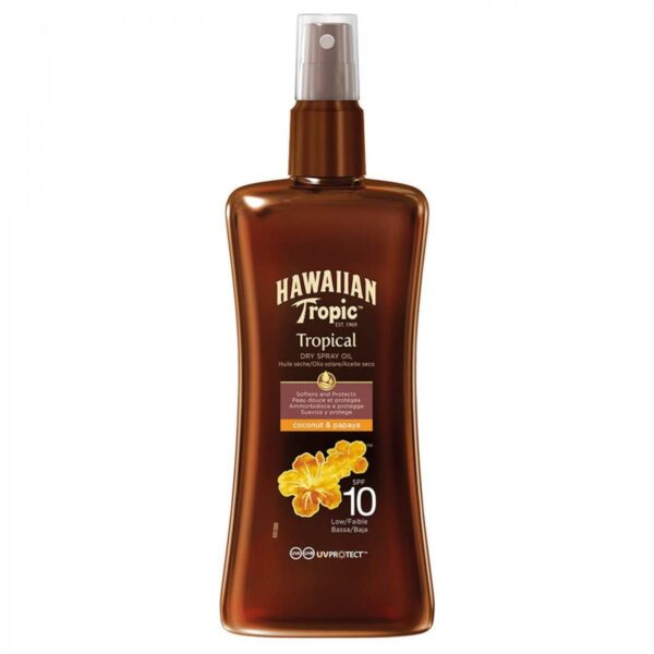 Hawaiian tropic protective dry spray oil SPF 10