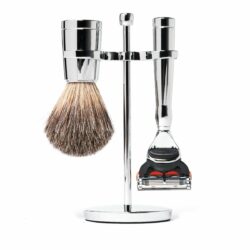 BENJAMIN BARBER Classic 3-Delars Rakset Chrome - Gilette Fusion