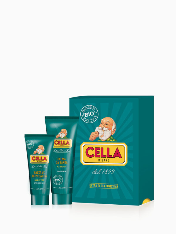 CELLA Shaving Paket - Rakkräm & Aftershave Balsam