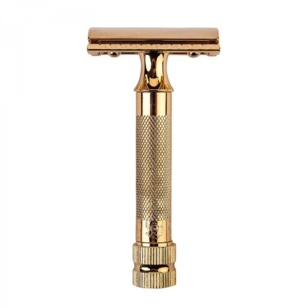 MERKUR | 34C Säkerhetshyvel (Safety Razor) Guldpläterad